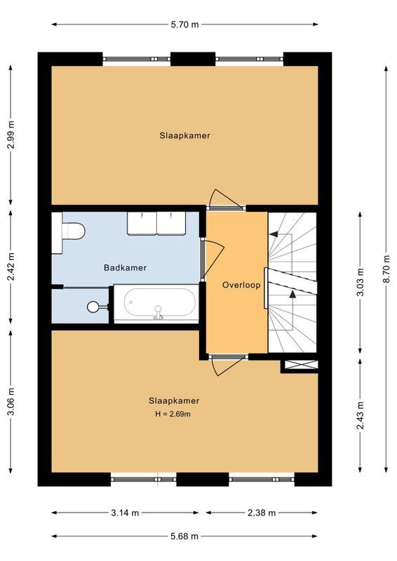 Stationslaan 1294 Floorplan Blur 2