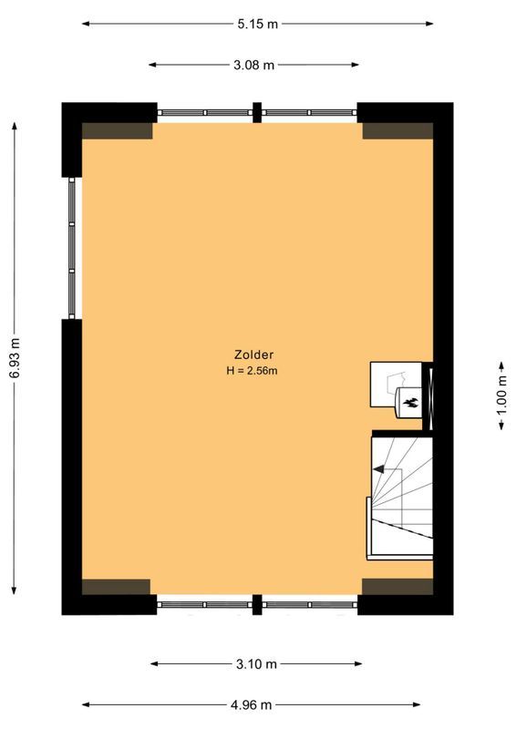Gaffelstraat 72 Floorplan Blur 9
