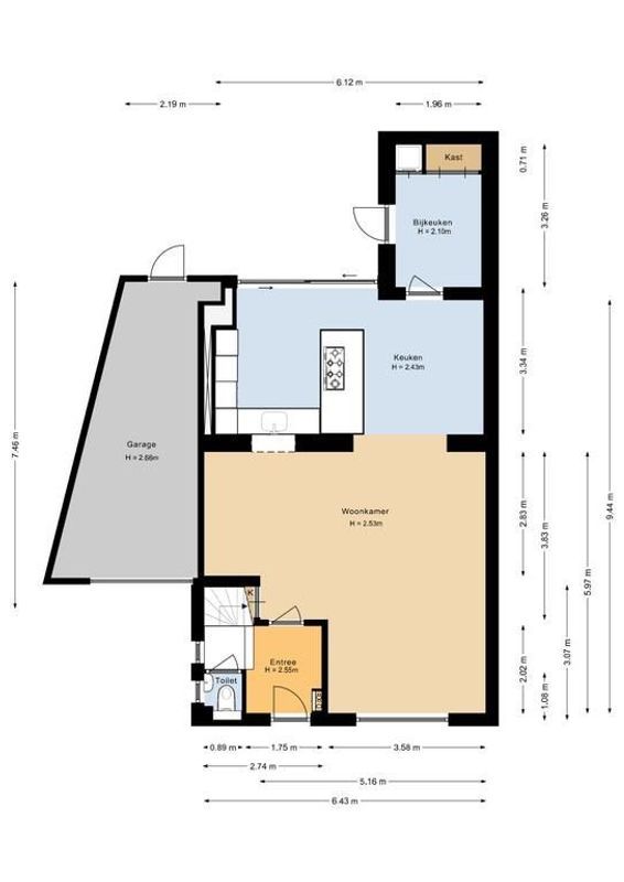Gouwstraat 26 Floorplan Blur 1