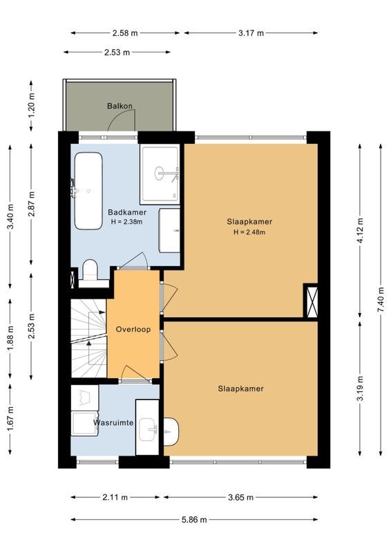 Blauwe Kei 213 Floorplan Blur 3