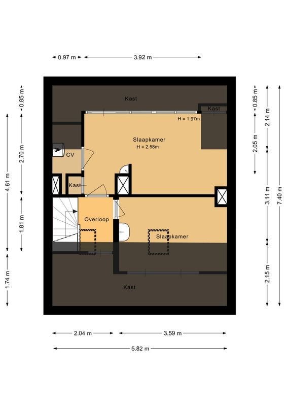 Blauwe Kei 213 Floorplan Blur 5