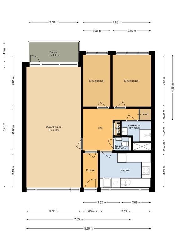 Kasterleestraat 152 Floorplan Blur 0