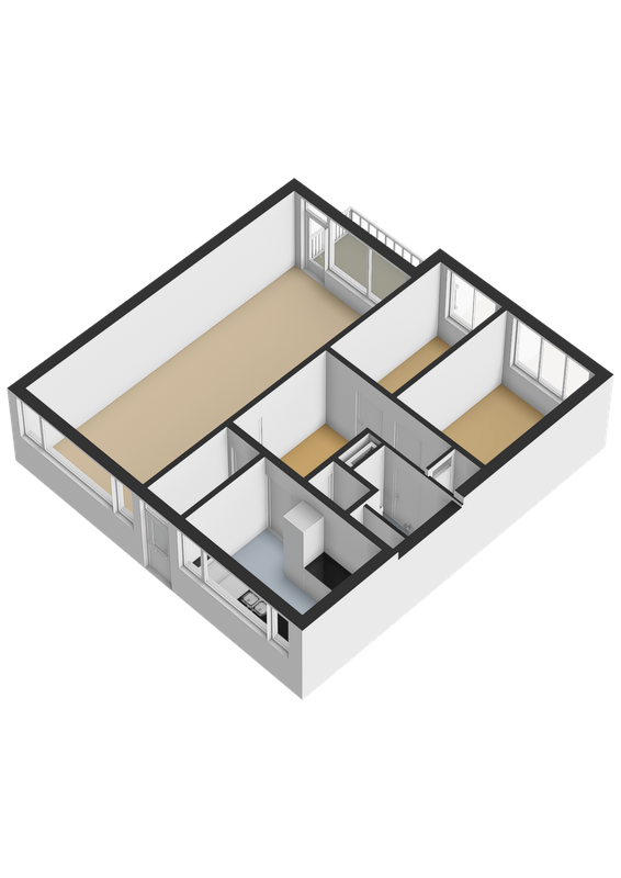 Kasterleestraat 152 Floorplan Blur 1