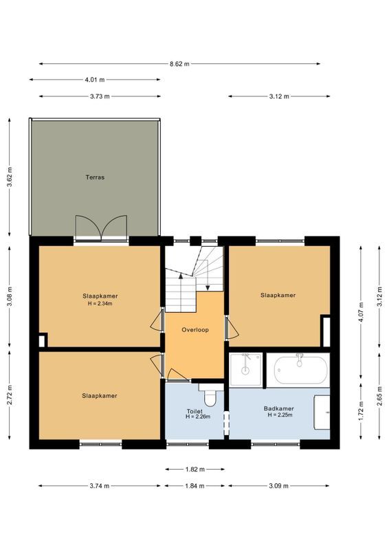 Mgr. Nolensplein 30 Floorplan Blur 3
