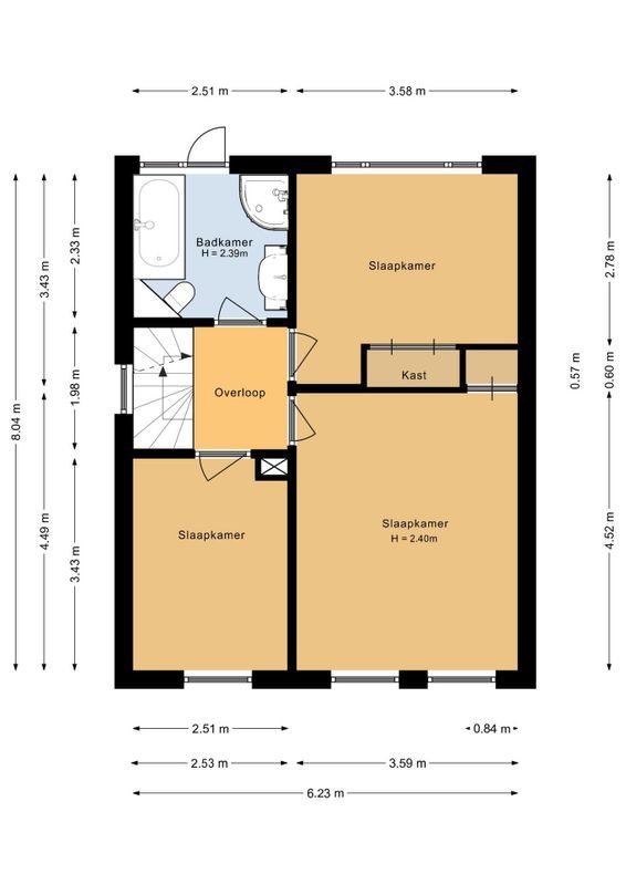 Schoutenlaan 40 Floorplan Blur 3