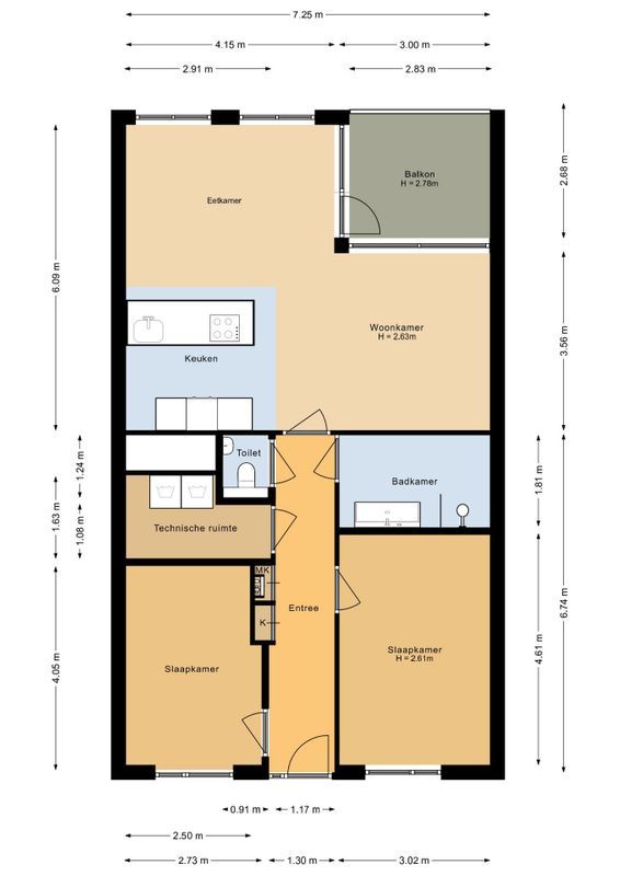 Terheijdenstraat 194 Floorplan Blur 0