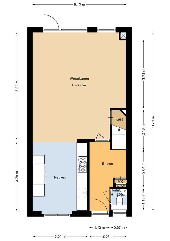 Overkroetenlaan 148 Floorplan Blur 1