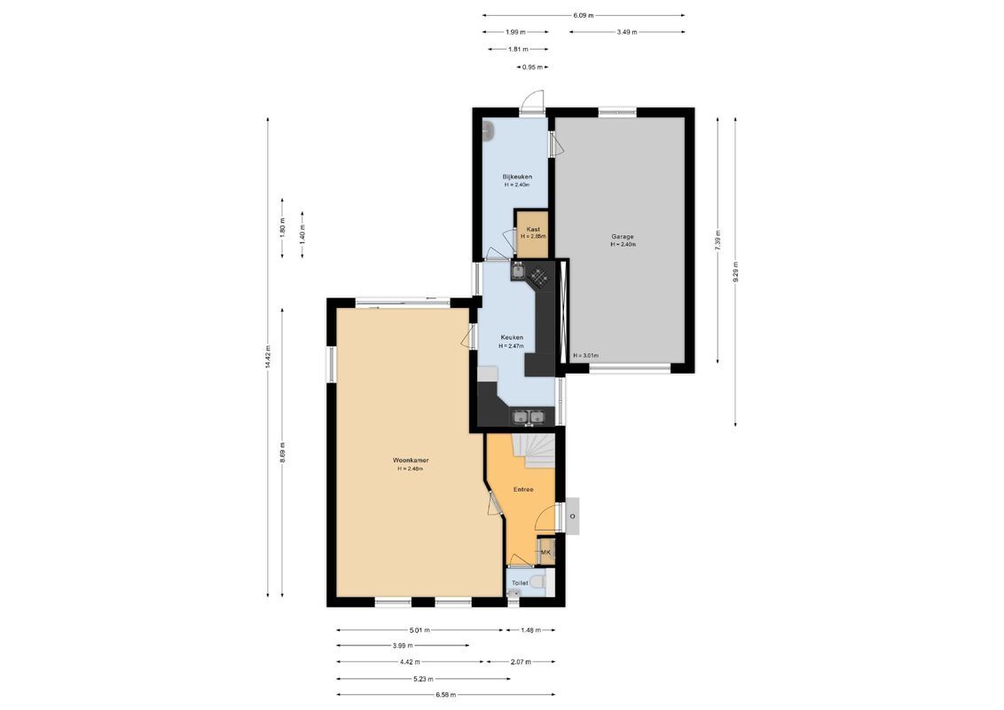 Biehoeve 9 Floorplan Blur 1