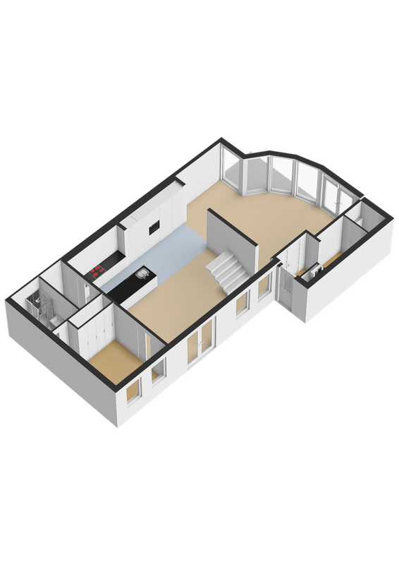 Haagweg 393 - B Floorplan Blur 1