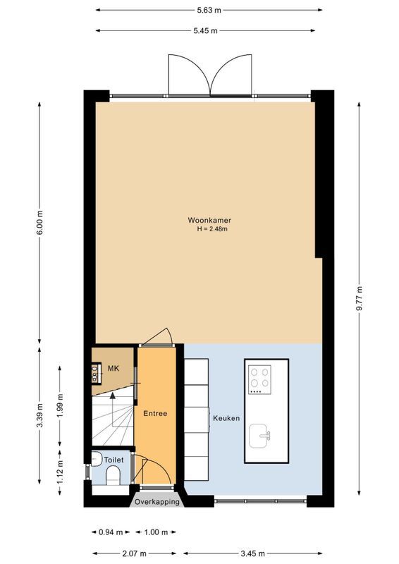 Archimedesstraat 1 Floorplan Blur 1