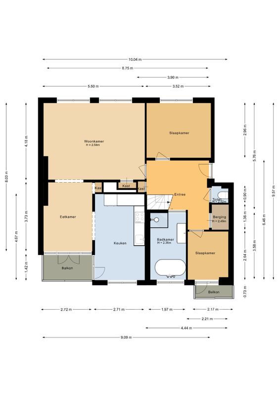 Dr. Struyckenstraat 110 - C Floorplan Blur 0