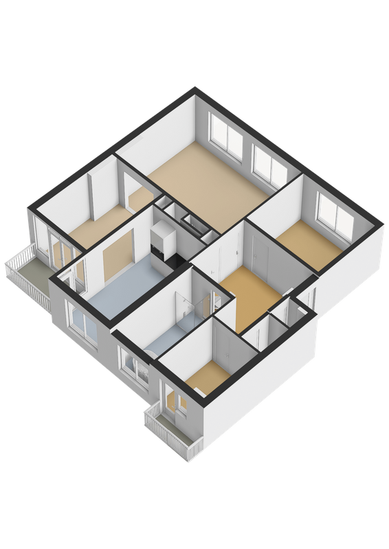 Dr. Struyckenstraat 110 - C Floorplan Blur 1