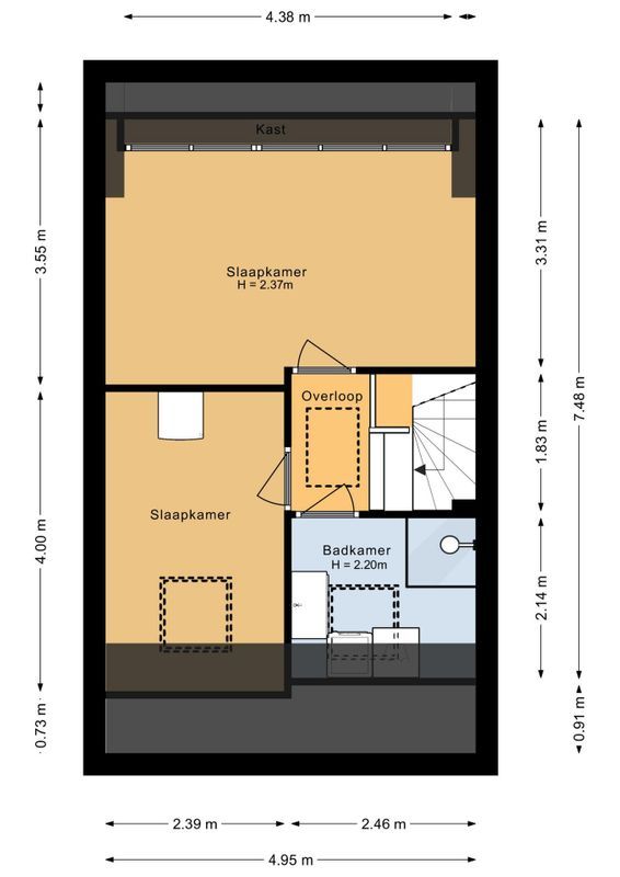 de Vlieger 42 Floorplan Blur 2
