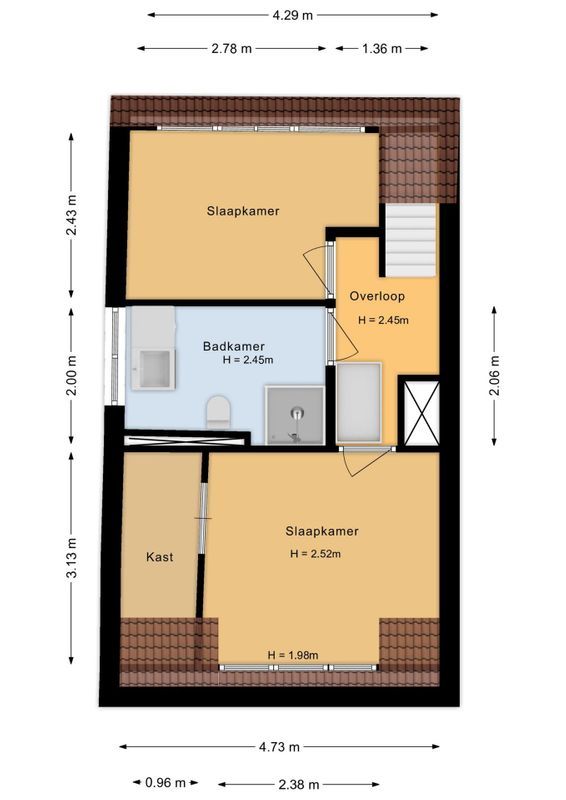 Bavelselaan 26 Floorplan Blur 3