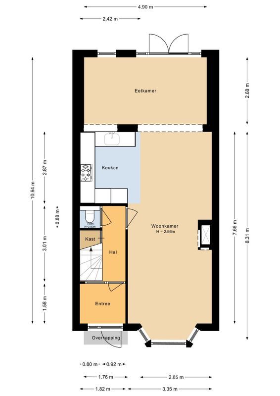 Korte Ploegstraat 9 Floorplan Blur 1