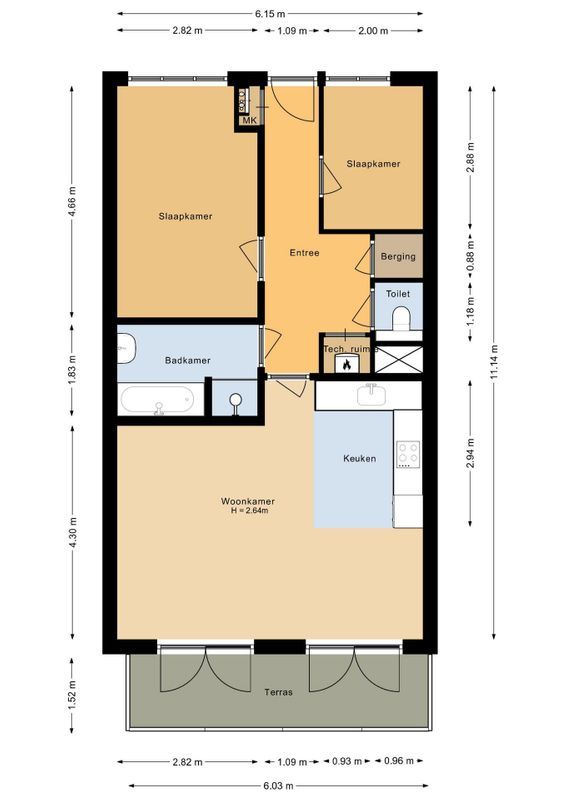 Meerten Verhoffstraat 10 - D18 Floorplan Blur 0