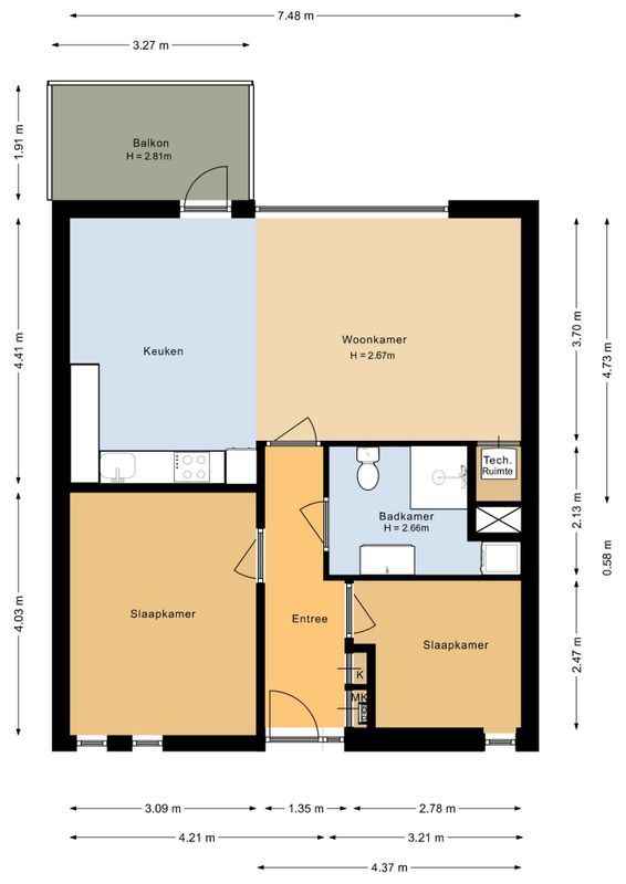 St. Ignatiusstraat 153 - C3 Floorplan Blur 0