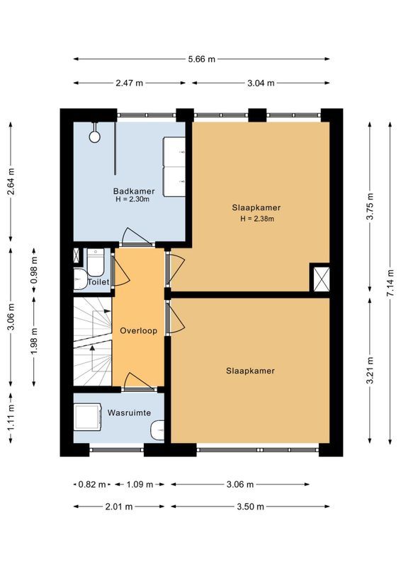 Minckelersstraat 38 Floorplan Blur 1