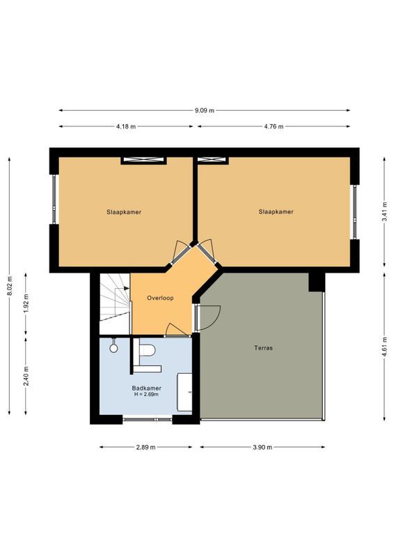 Molenleystraat 25 - A Floorplan Blur 4