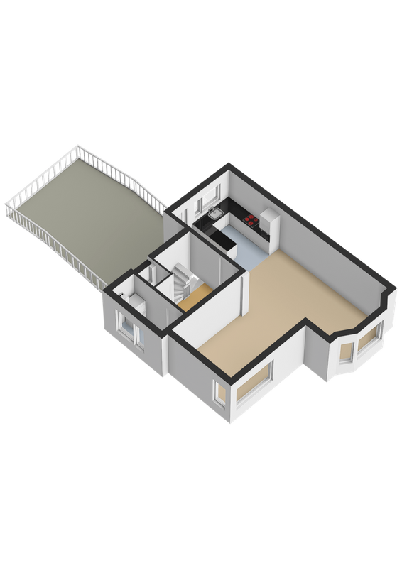 Molenleystraat 25 - A Floorplan Blur 3