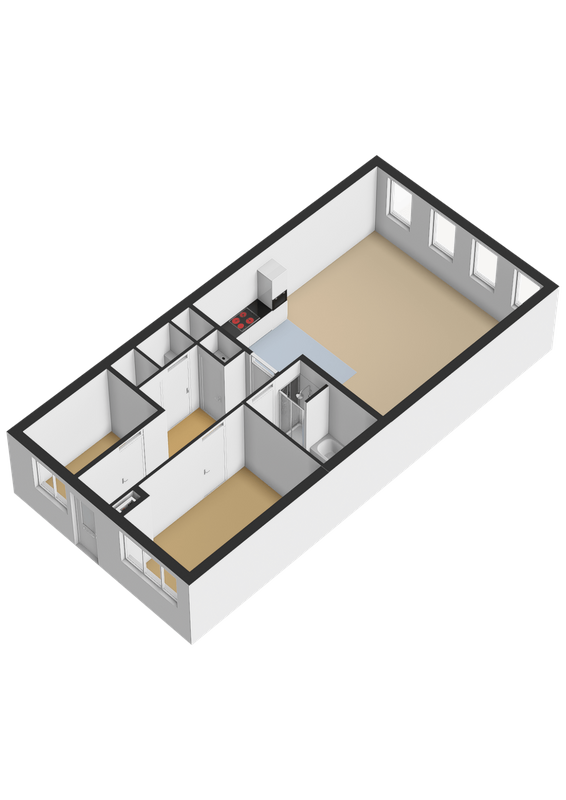 Menno van Coehoornstraat 23 Floorplan Blur 1