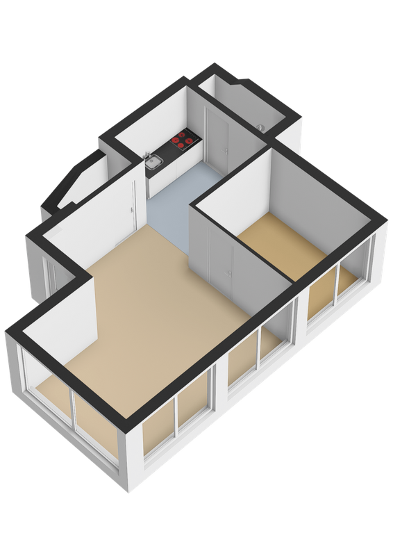 Mgr. Nolensplein 11 - A1 Floorplan Blur 1