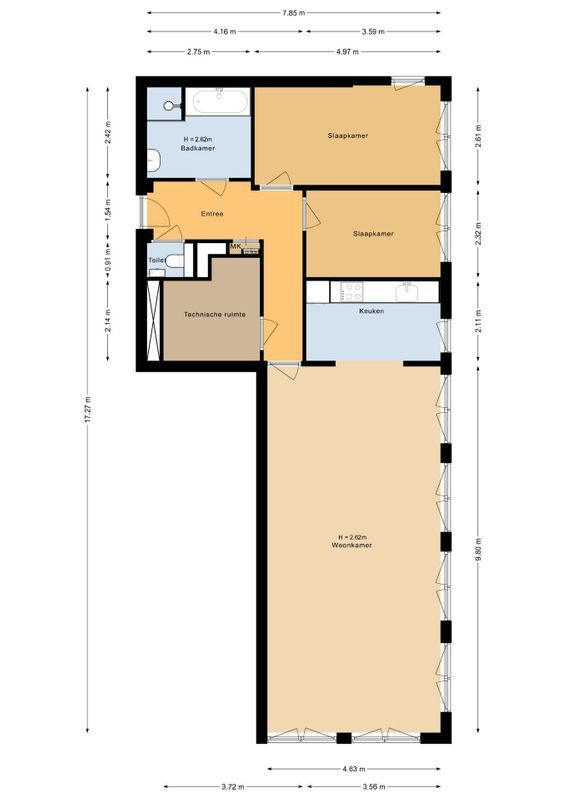Menno van Coehoornstraat 95 Floorplan Blur 0