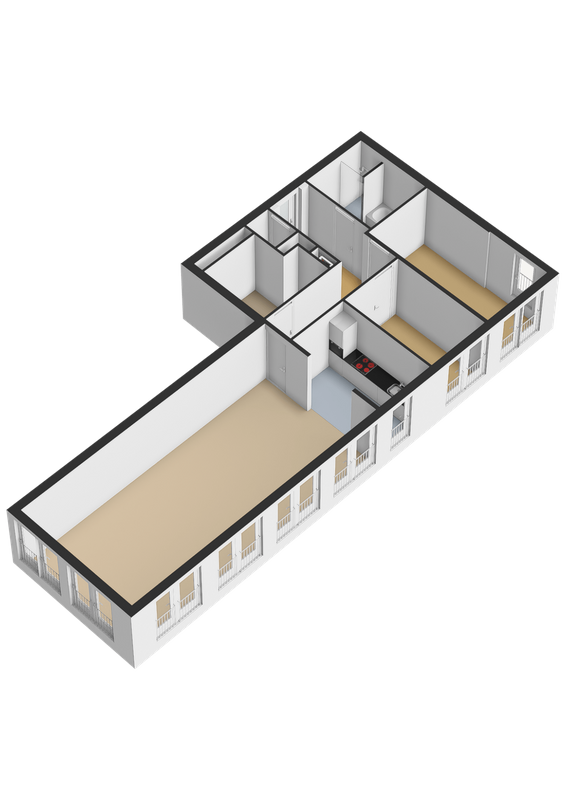 Menno van Coehoornstraat 95 Floorplan Blur 1