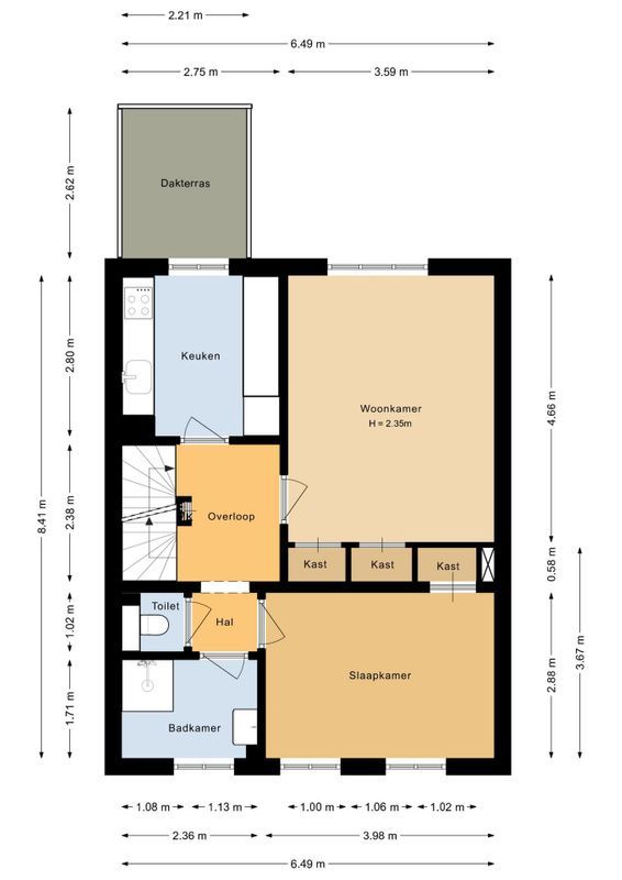 Mgr. Nolensplein 11 - C1 Floorplan Blur 2