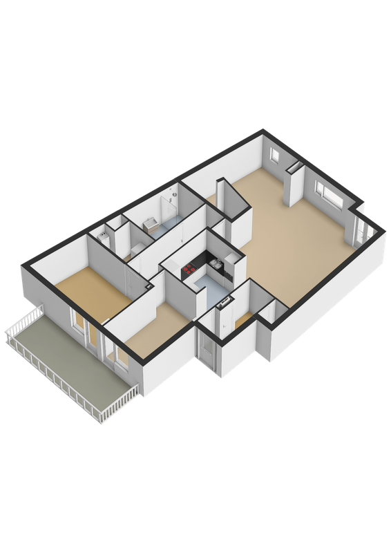 Concordiastraat 23 - B2 Floorplan Blur 1