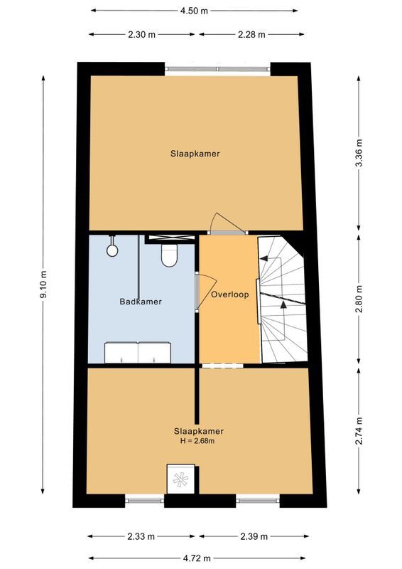Demerstraat 10 Floorplan Blur 3