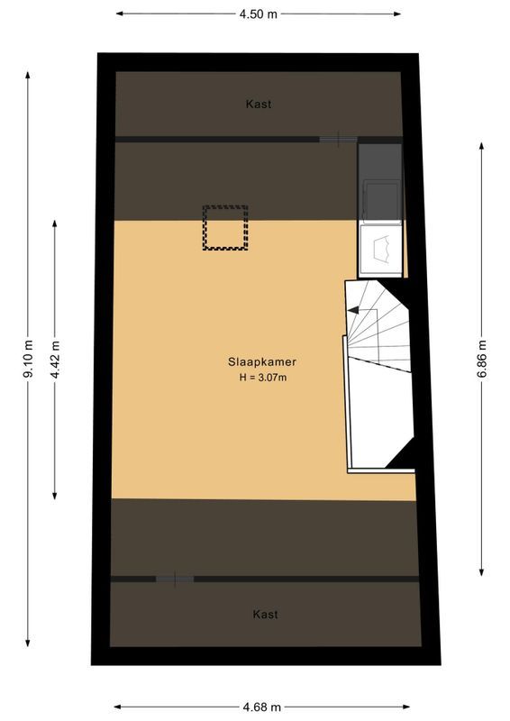 Demerstraat 10 Floorplan Blur 5