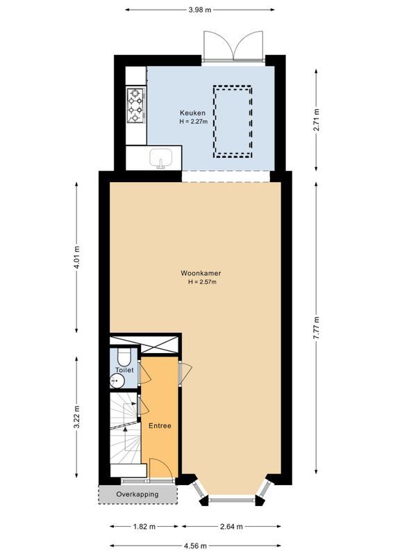 Polderstraat 28 Floorplan Blur 1