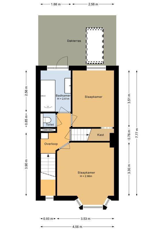 Polderstraat 28 Floorplan Blur 2