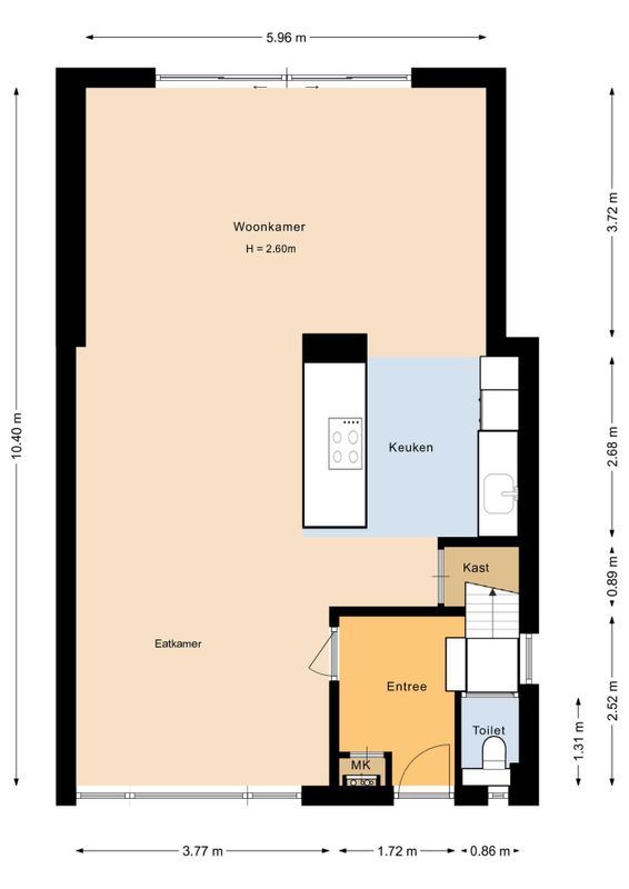 Olmenstraat 19 Floorplan Blur 1