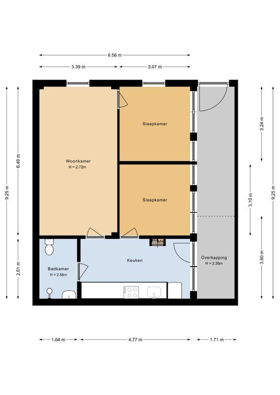 Flierstraat 55 Floorplan Blur 0