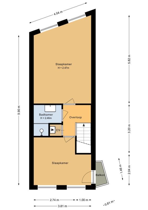 Rozemarijnstraat 13 - A Floorplan Blur 2