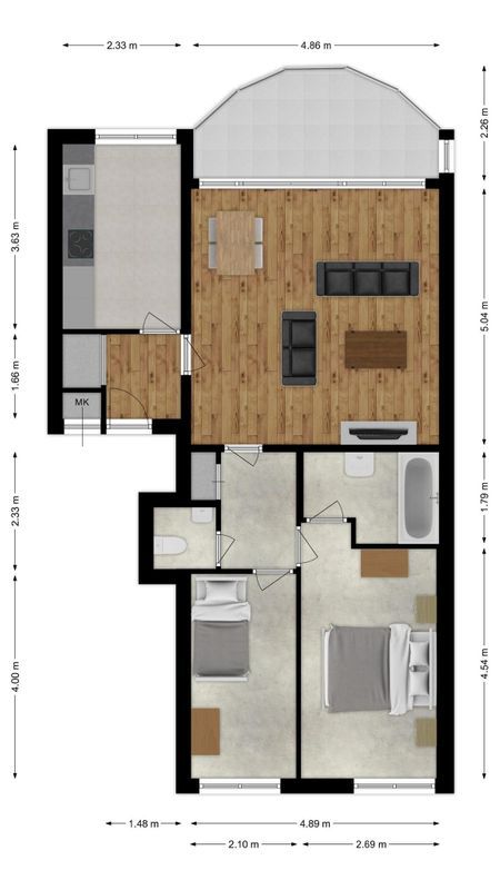 Hugo Verrieststraat 131 Floorplan Blur 0