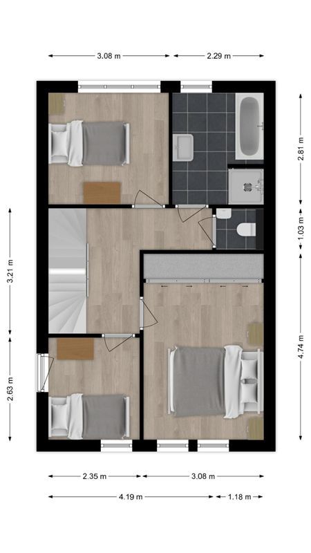 Jan Beerenspad 4 Floorplan Blur 1