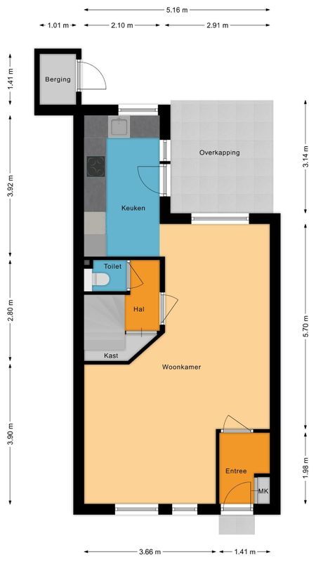 Pruimengaarde 1 Floorplan Blur 1
