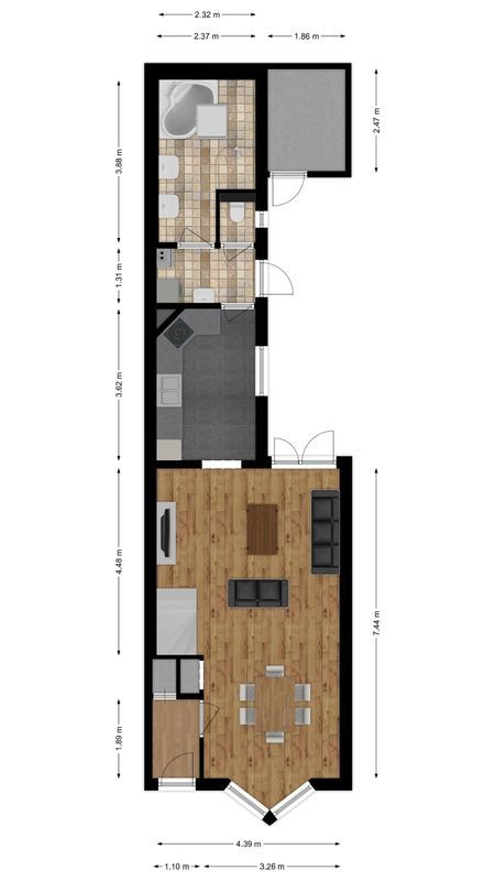 Watertorenstraat 31 Floorplan Blur 1