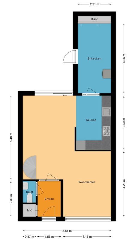 Meierijpad 8 Floorplan Blur 1