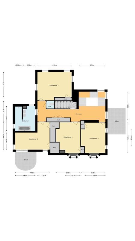 Raadhuisstraat 20 Floorplan Blur 3