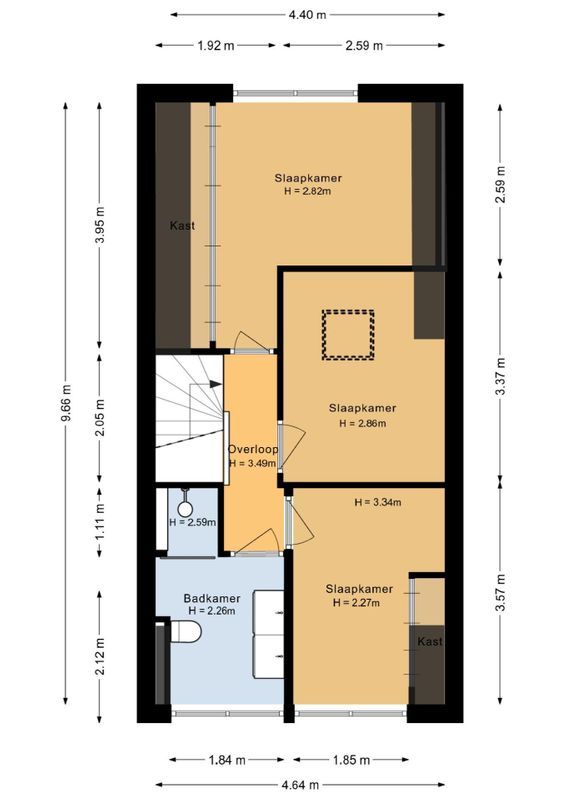 Zandheuvel 105 Floorplan Blur 2