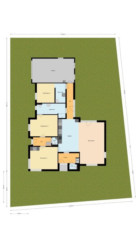 Warande 16 Floorplan Blur 2