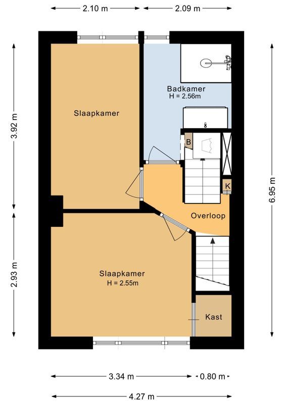 Spechtstraat 8 Floorplan Blur 3