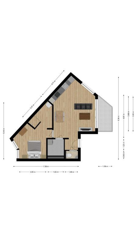 Rozenstraat 94 Floorplan Blur 0