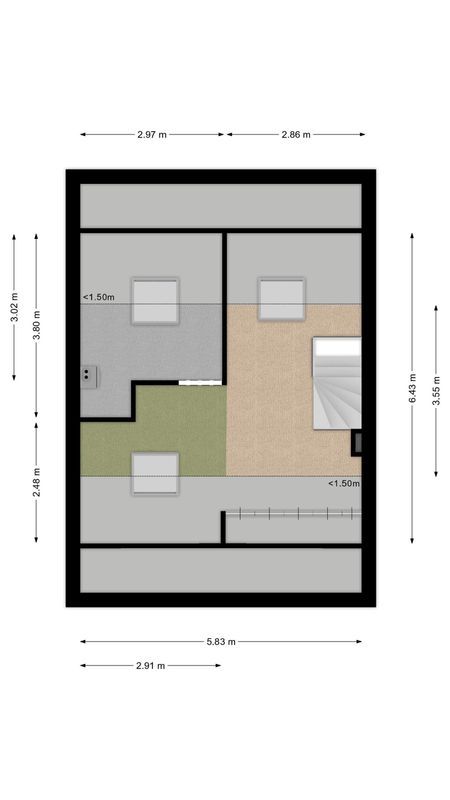 Hugo Wolfstraat 9 Floorplan Blur 2