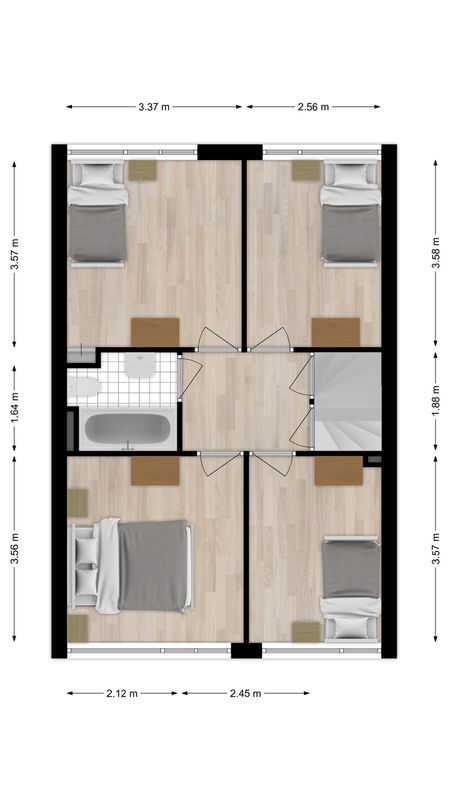 Hugo Wolfstraat 9 Floorplan Blur 1