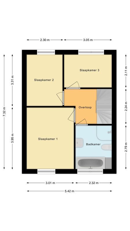 Vinkenbaan 1 Floorplan Blur 2